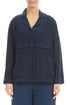 Softly Structured Navy Linen Jacket 1