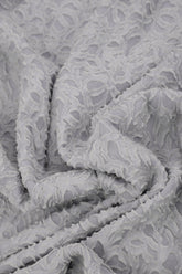 Split Hem Floral Lilac Grey Silk Trousers 5