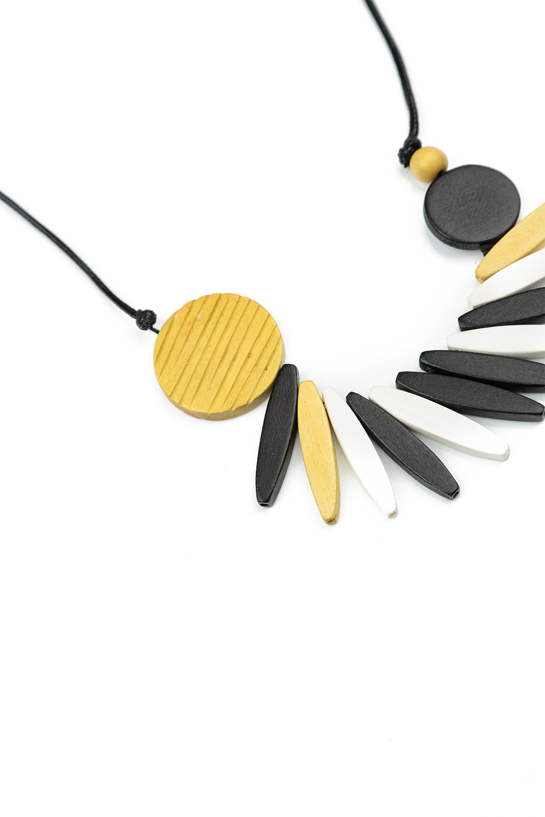 Stone Orbit Lime Necklace 5