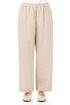 Straight Beige Linen Trousers 1