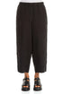 Straight Black Linen Trousers 1