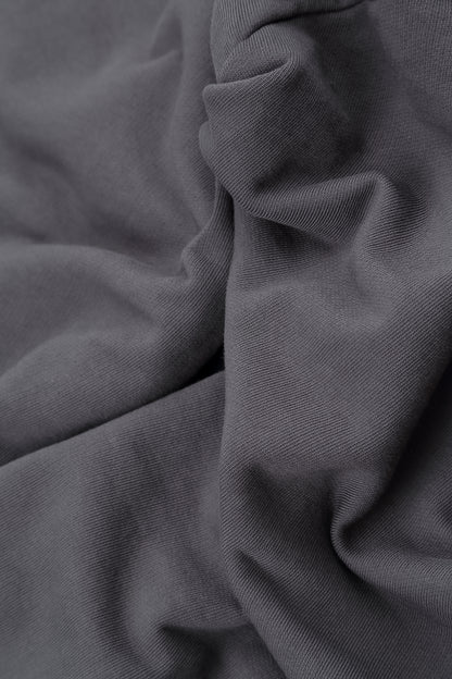 Straight Graphite Cotton Trousers 4