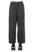 Straight Graphite Linen Trousers 1