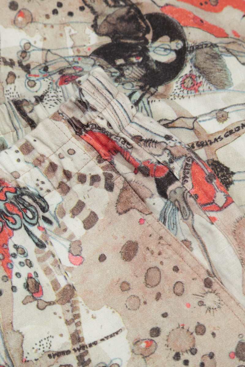 Straight Savannah Linen Trousers 5