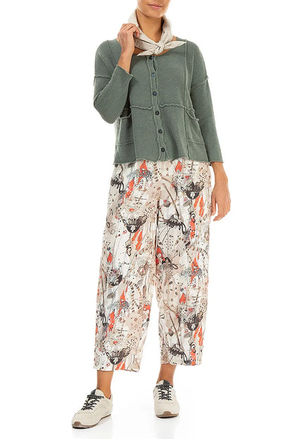 Straight Savannah Linen Trousers 4