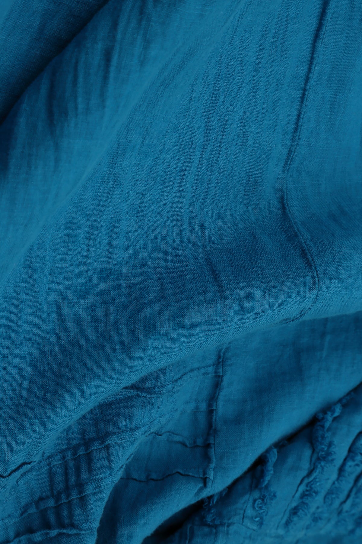 Strappy Cobalt Blue Linen Camisole Top