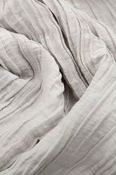 Strappy Crinkled Cream Silk Linen Dungaree Jumpsuit 5