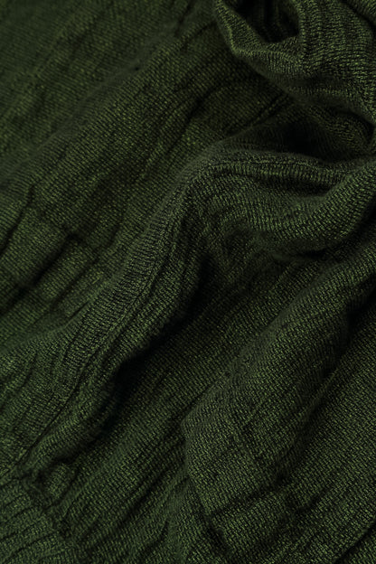 Strappy Shamrock Green Mélange Linen Jumpsuit 5
