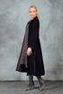 Stylish Long Vintage Violet Silk Velvet Jacket 6