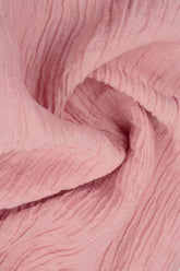 Sweetheart Neck Crinkled Powder Pink Silk Top 5