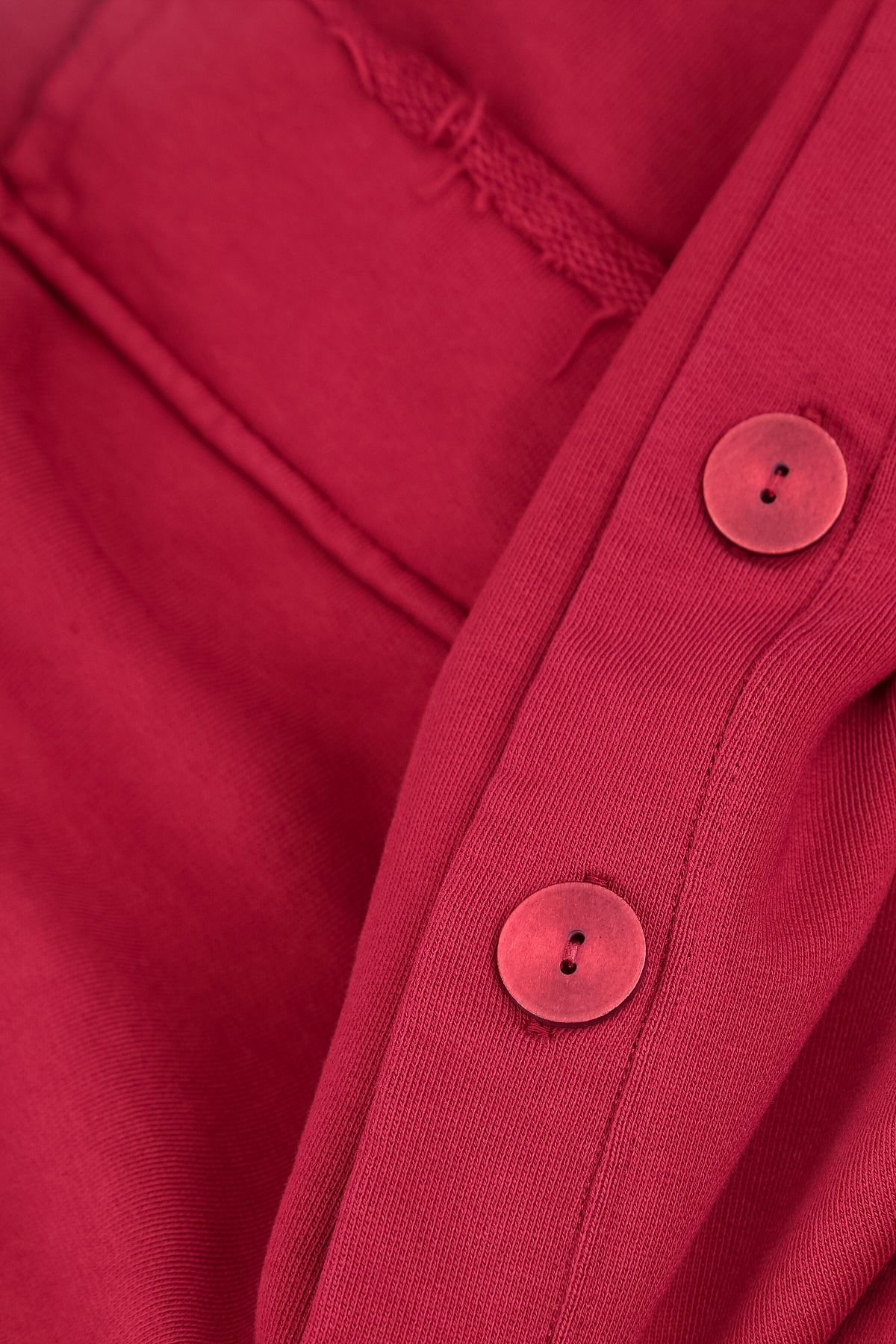 Boxy Ruby French Terry Cotton Jacket 5