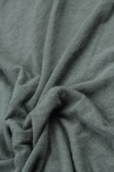 Boxy Bubble Décor Sage Linen Jersey Dress 5