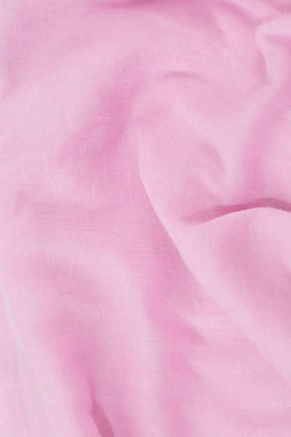 Taffy Pink Silk Cotton Scarf 4