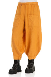 Taper Amber Linen Trousers 3