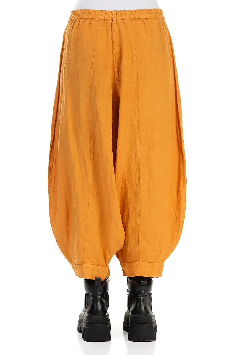 Taper Amber Linen Trousers 2