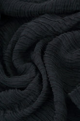 Taper Crinkled Graphite Silk Trousers 5