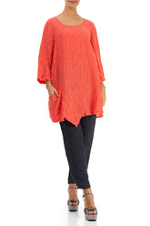 Taper Crinkled Graphite Silk Trousers 4