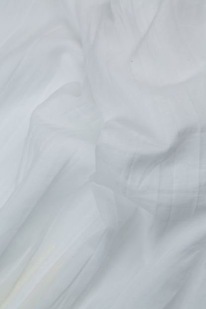 Taillierte Hose aus weißer Baumwolle