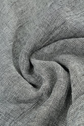 Tapered Grey Mélange Linen Trousers 5