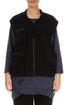 Three Pockets Black Wool Gilet 1
