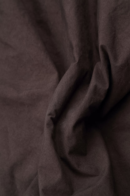 Drei-Taschen-Weste aus waldbraunem Baumwollstoff