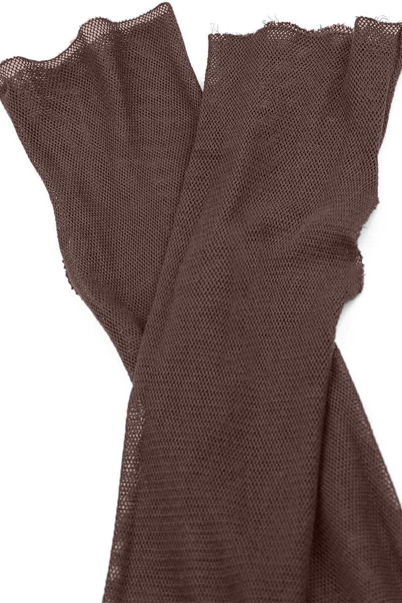 Truffle Brown Mesh Soft Cotton Wristlets