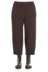 Truffle Brown Textured Linen Trousers 1