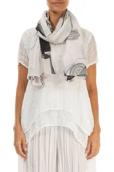 Tumbled Stone Silk Cotton Scarf 1