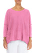 Two Pockets Taffy Pink Linen Jumper 1