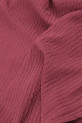 V-Neck Antique Ruby Stripy Silk Viscose Blouse 5