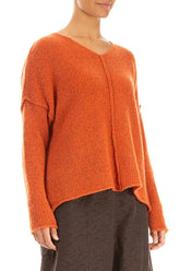 V-Neck Ember Wool Sweater 3