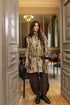V-Neck Terra Crinkled Silk Linen Tunic 1