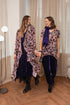 Velvet Blooms Devoré Open Silk Jacket 1