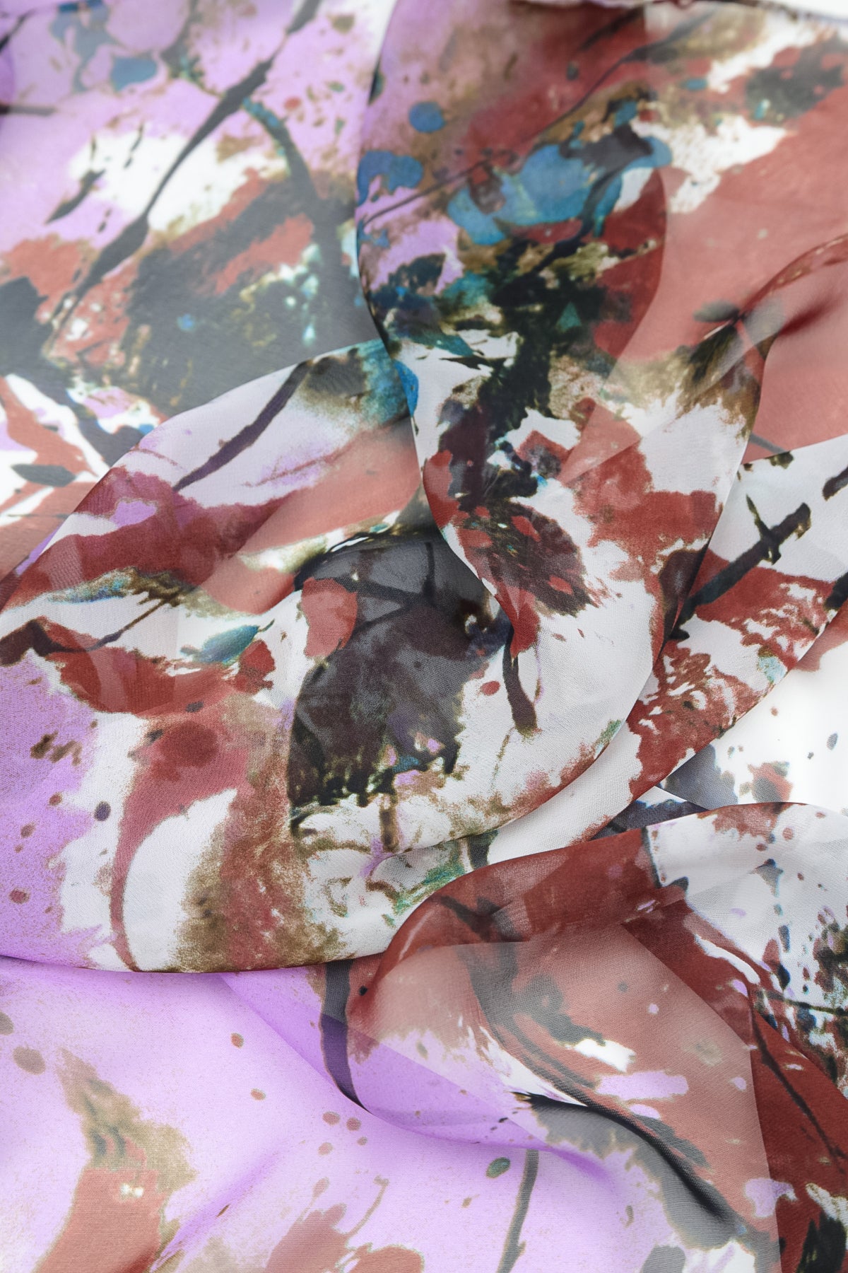 Violet Splash Light Scarf 6