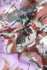 Violet Splash Light Scarf 6