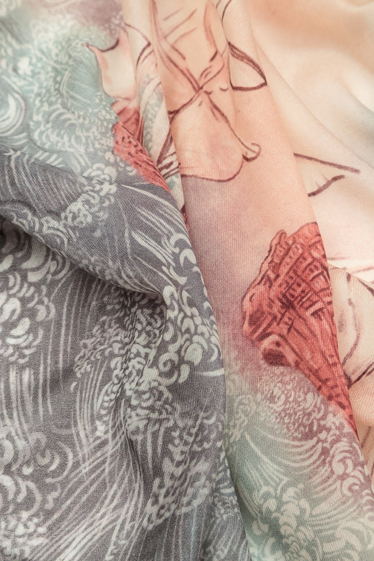 Foulard Cachemire Soie Voiles d&