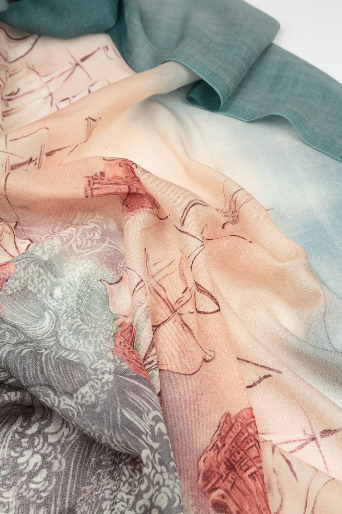 Foulard Cachemire Soie Voiles d&