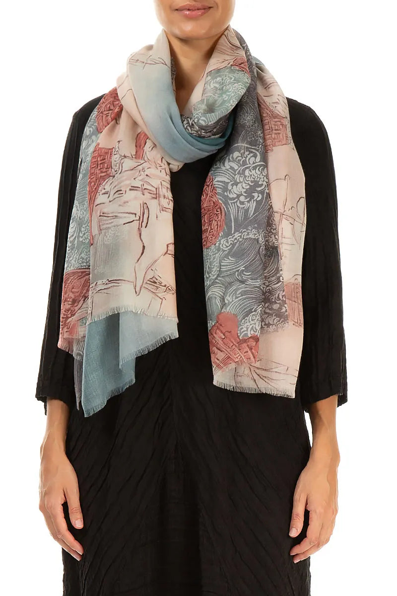 Foulard Cachemire Soie Voiles d&