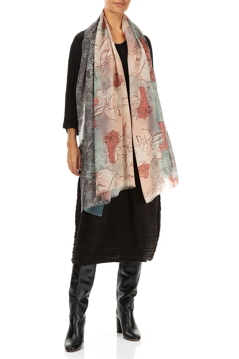 Foulard Cachemire Soie Voiles d&