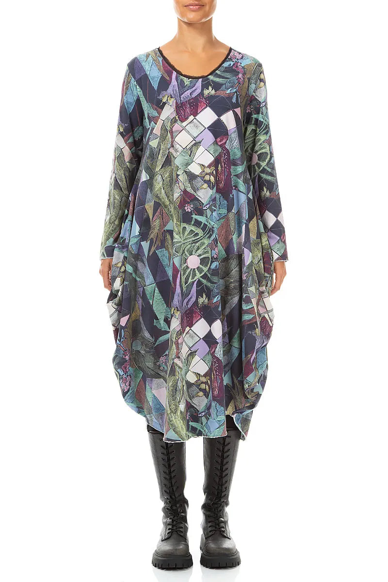Robe ample en Coton Art Mosaic