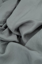 Wide Flowy Sage Pure Silk Trousers 4