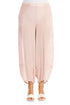 Wide Pink Silk Trousers 1