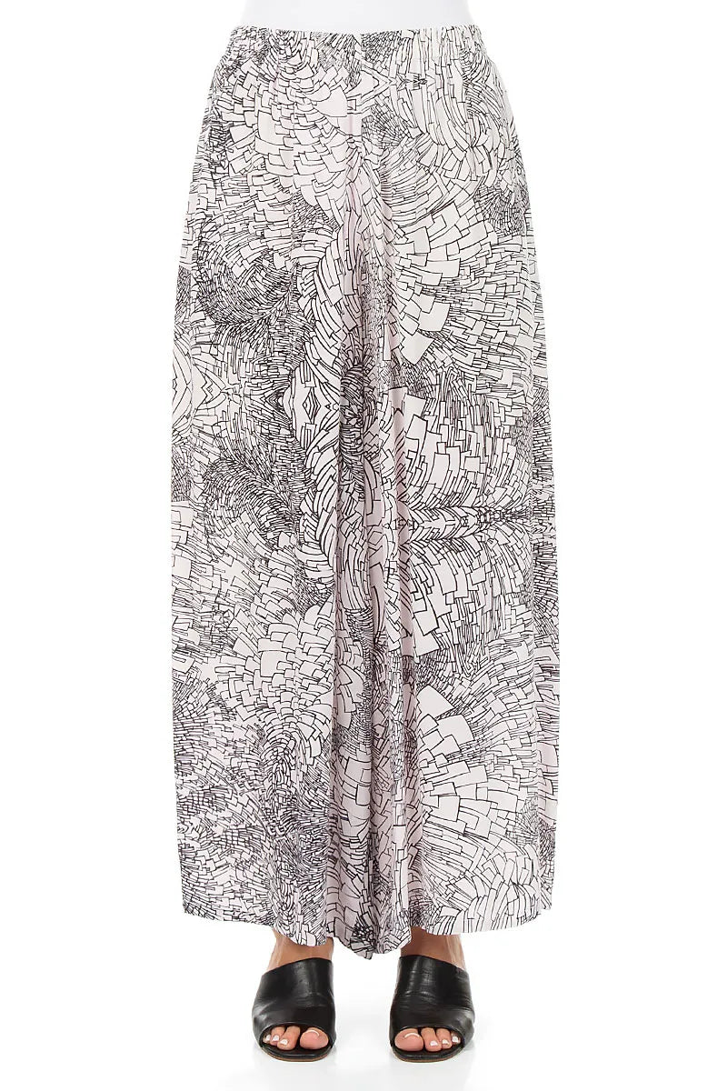 Wide Ripple Viscose Trousers 1