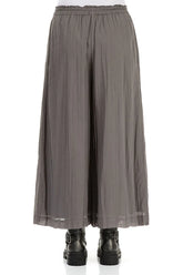 Wide Truffle Cotton Trousers 2