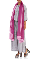 Wild Berry Silk Chiffon Scarf 2