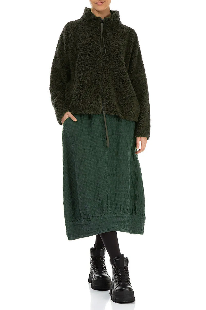 Zips Forest Mist Teddy-Baumwolljacke