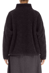 Zips Graphite Teddy Cotton Jacket 2