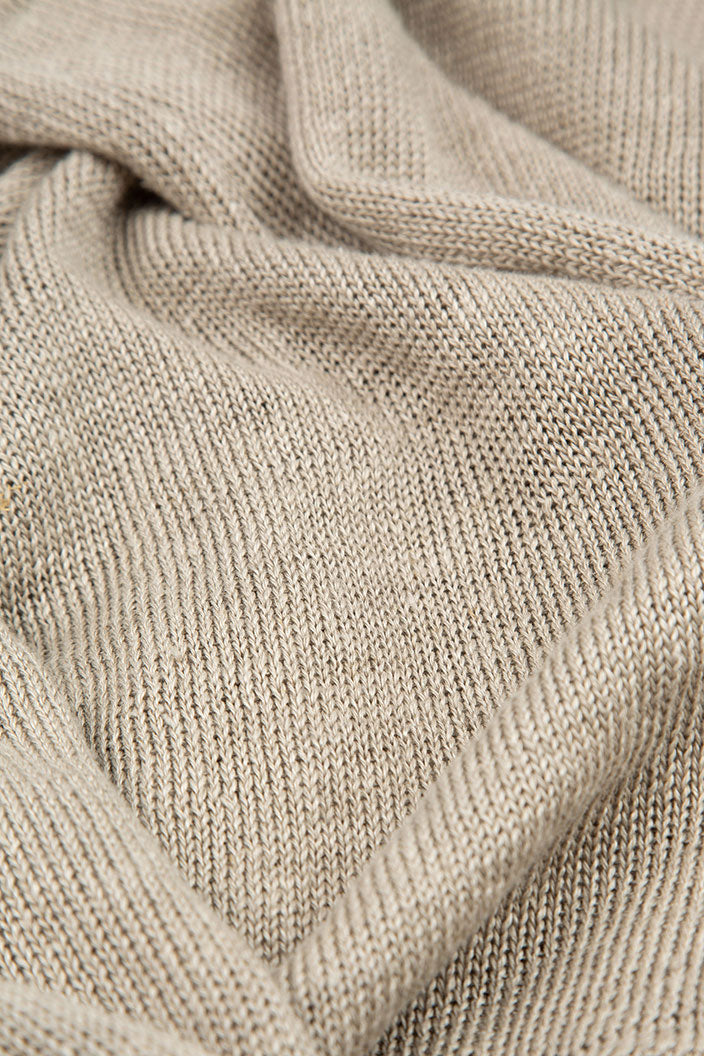 Boxy Natural Linen Cardigan 6