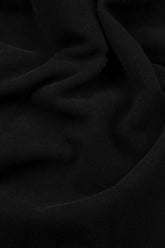 Balloon Black Cotton Jersey Dress 6