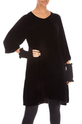 Black Silk Velvet Wristlets 4